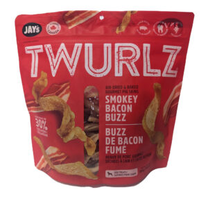 Twurls Naturally Flavored Pig Skin Smokey bacon