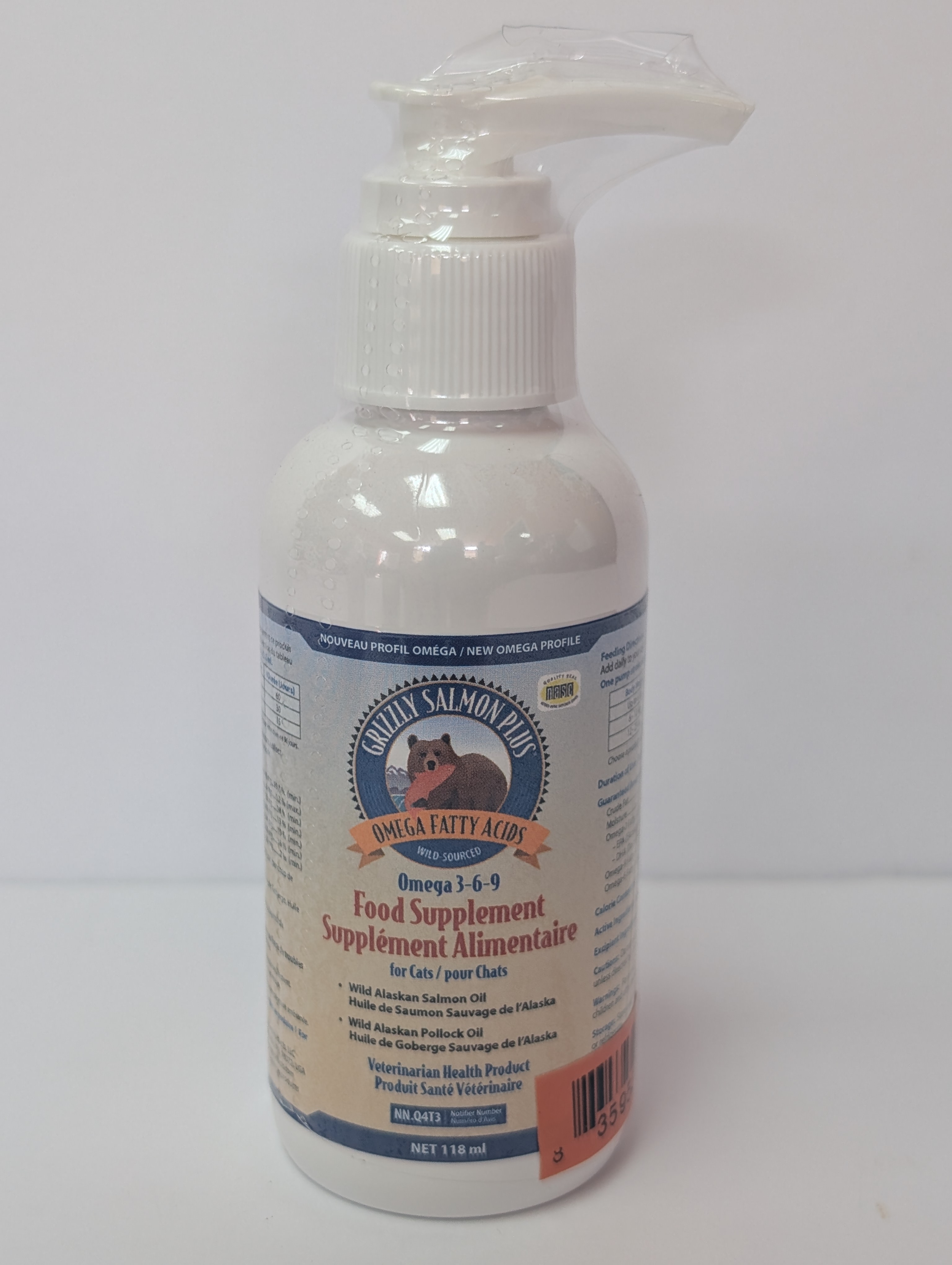 Grizzly Salmon Oil Plus - 474ml - Image 2