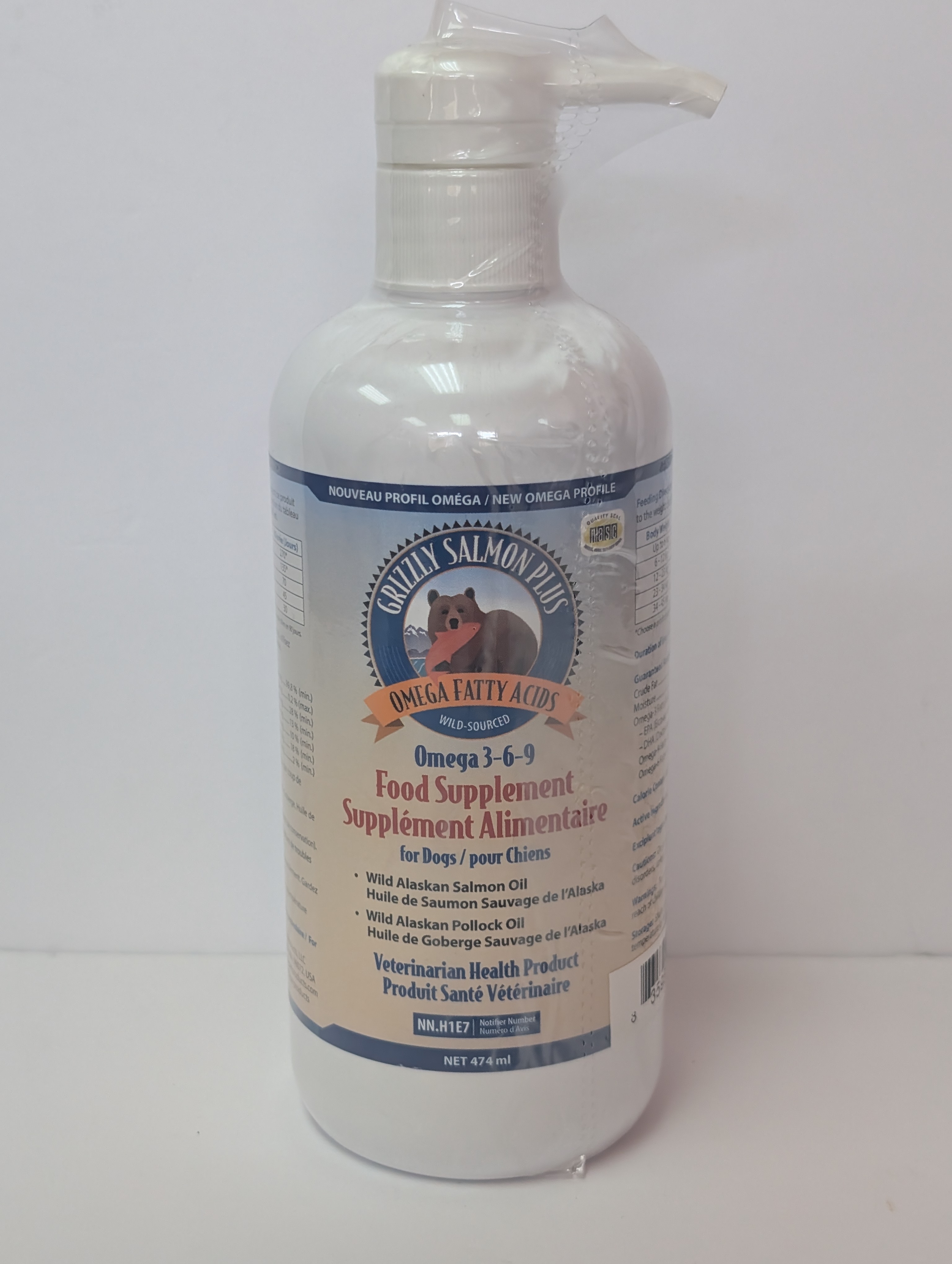 Grizzly Salmon Oil Plus - 474ml