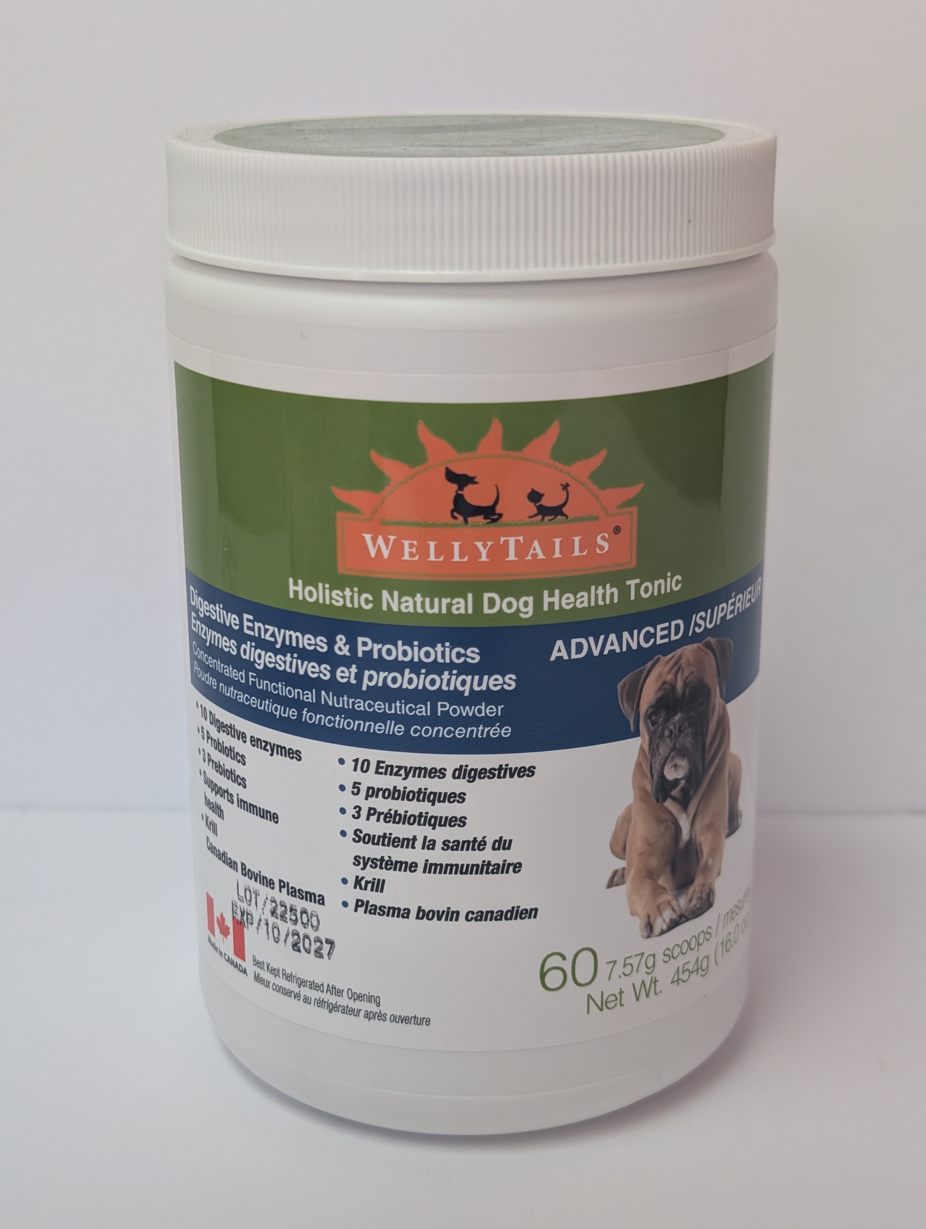 WellyTails - Digestive Enzymes & Probiotics - 454g