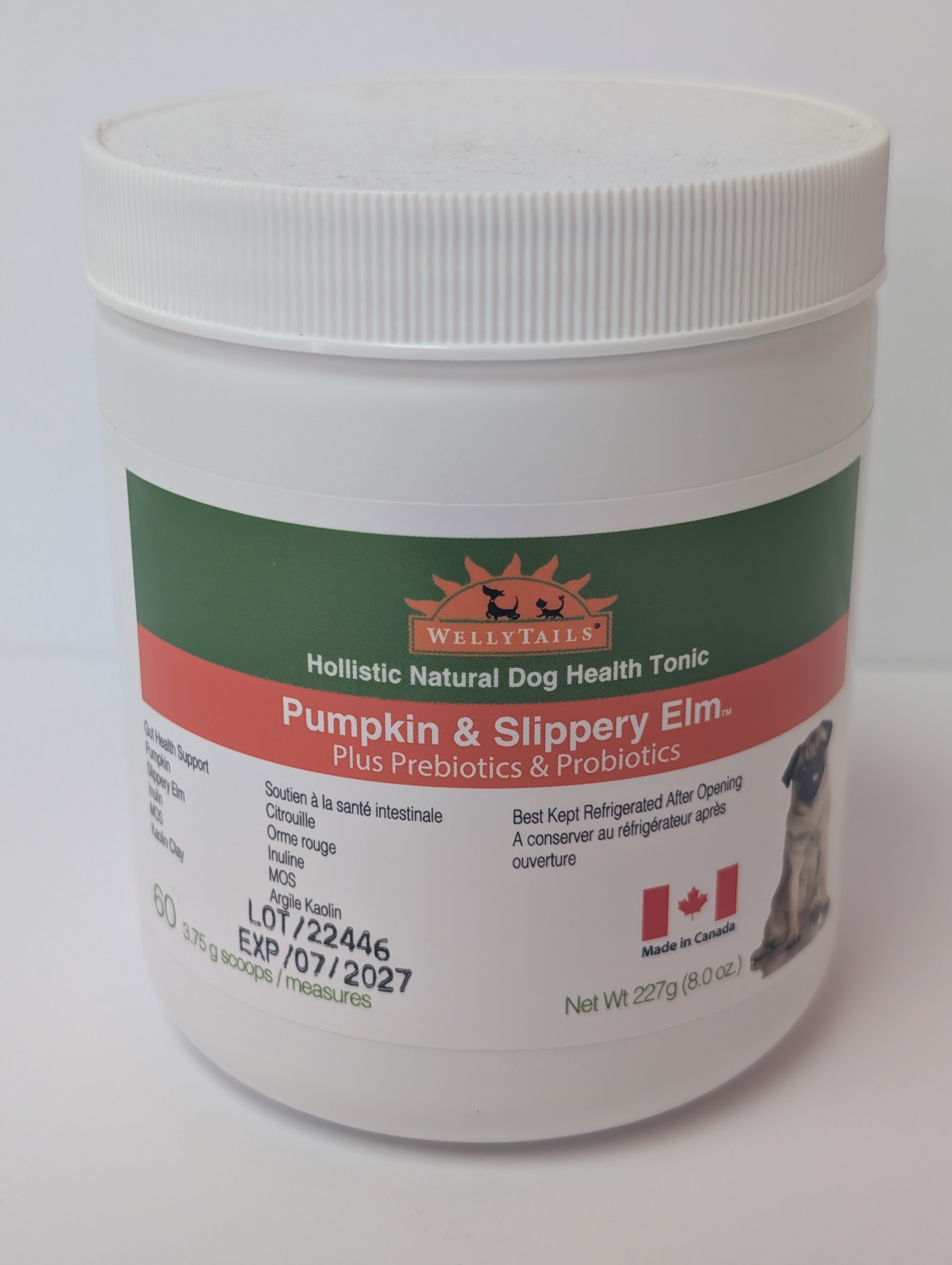 WellyTails - Pumpkin & Slippery Elm - 227g