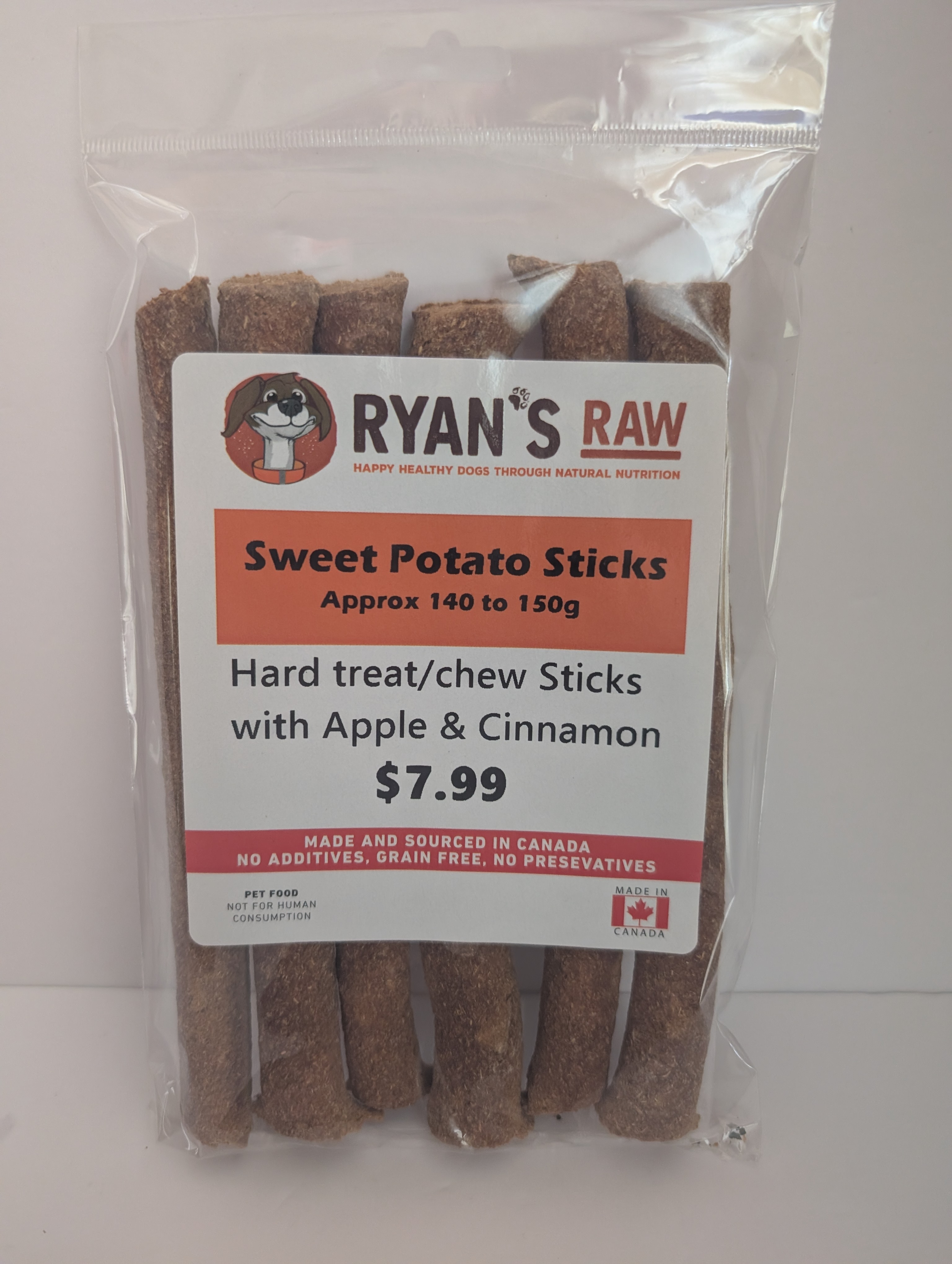 Sweet Potato with Apple & Cinnamon Sticks - 6pk
