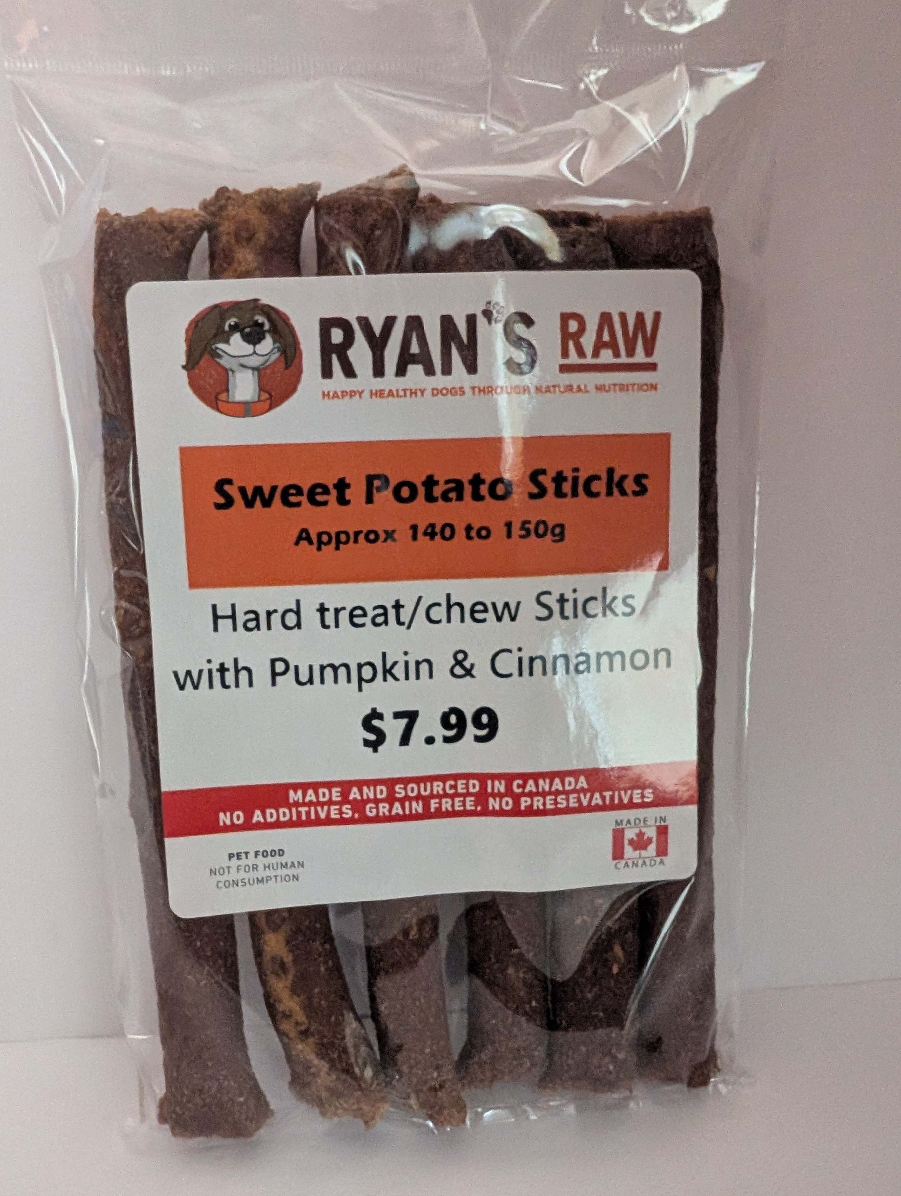 Sweet Potato with Pumpkin & Cinnamon Sticks - 6pk