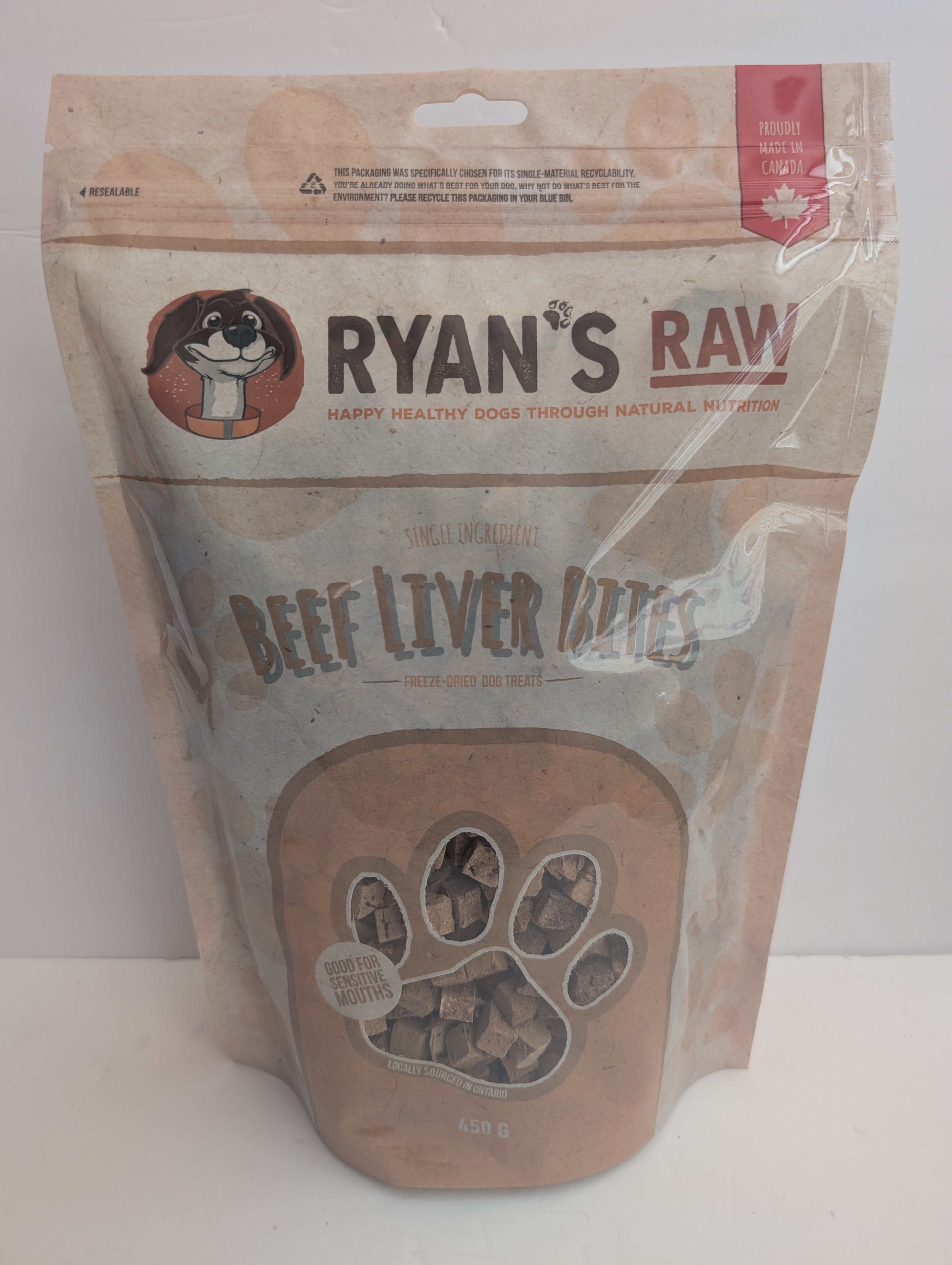 Beef Liver Bites - Freeze Dried - 454g