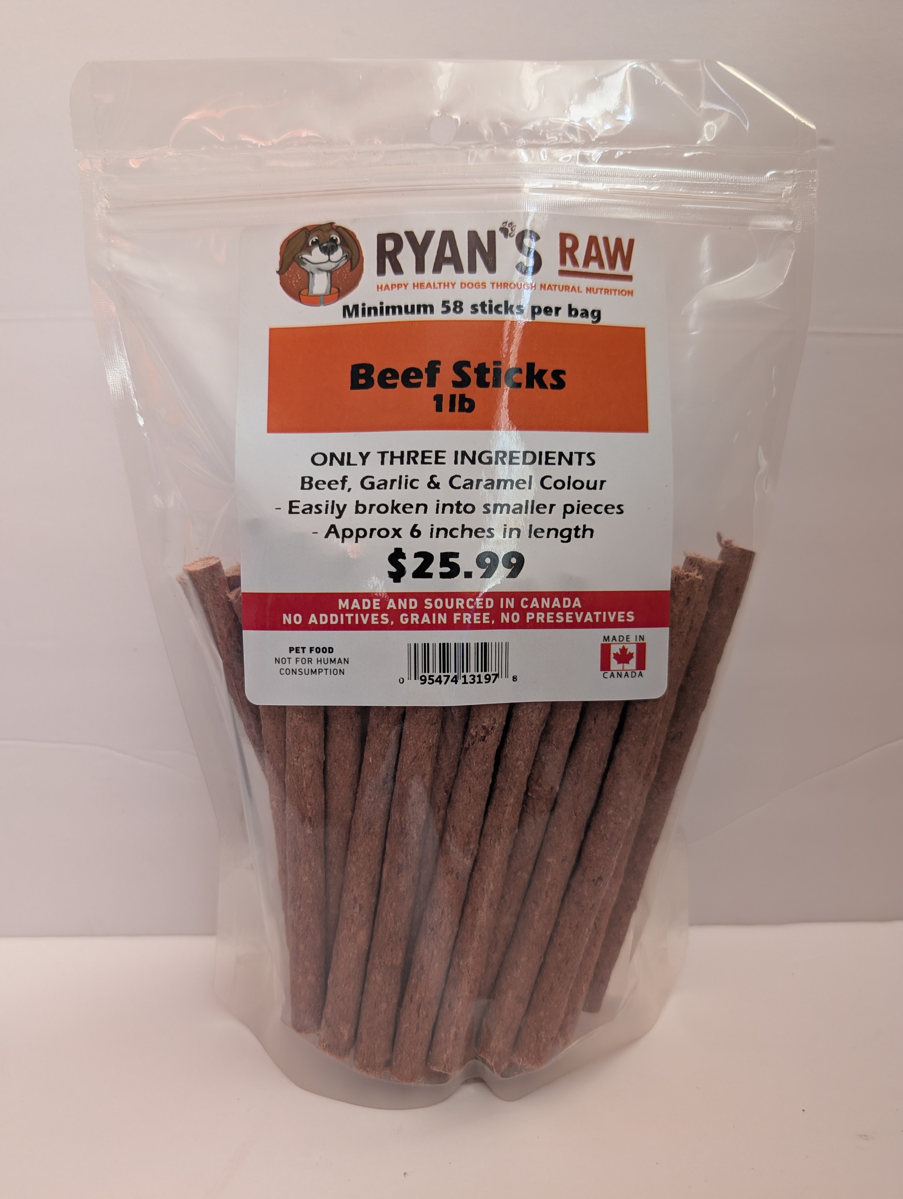 Beef Sticks 1lb Bag