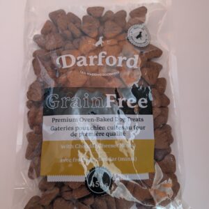 Darford Cheddar Cheese Grain Free Premium Oven Baked Dog Treats 1lb Bag