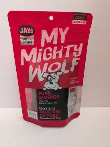 Mighty Wolf Treats - Pork Soft & Chewy - 150g